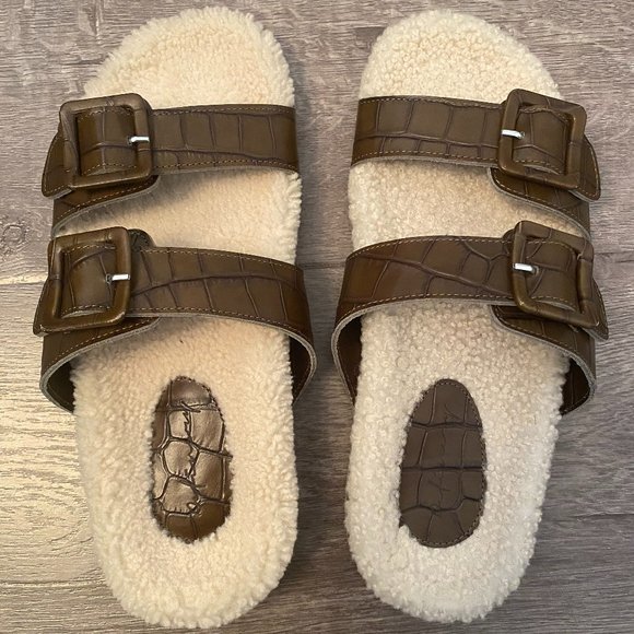 Definery "The Loop Double Sandal" size 39 SO COMFY! UNWORN! - Picture 1 of 5